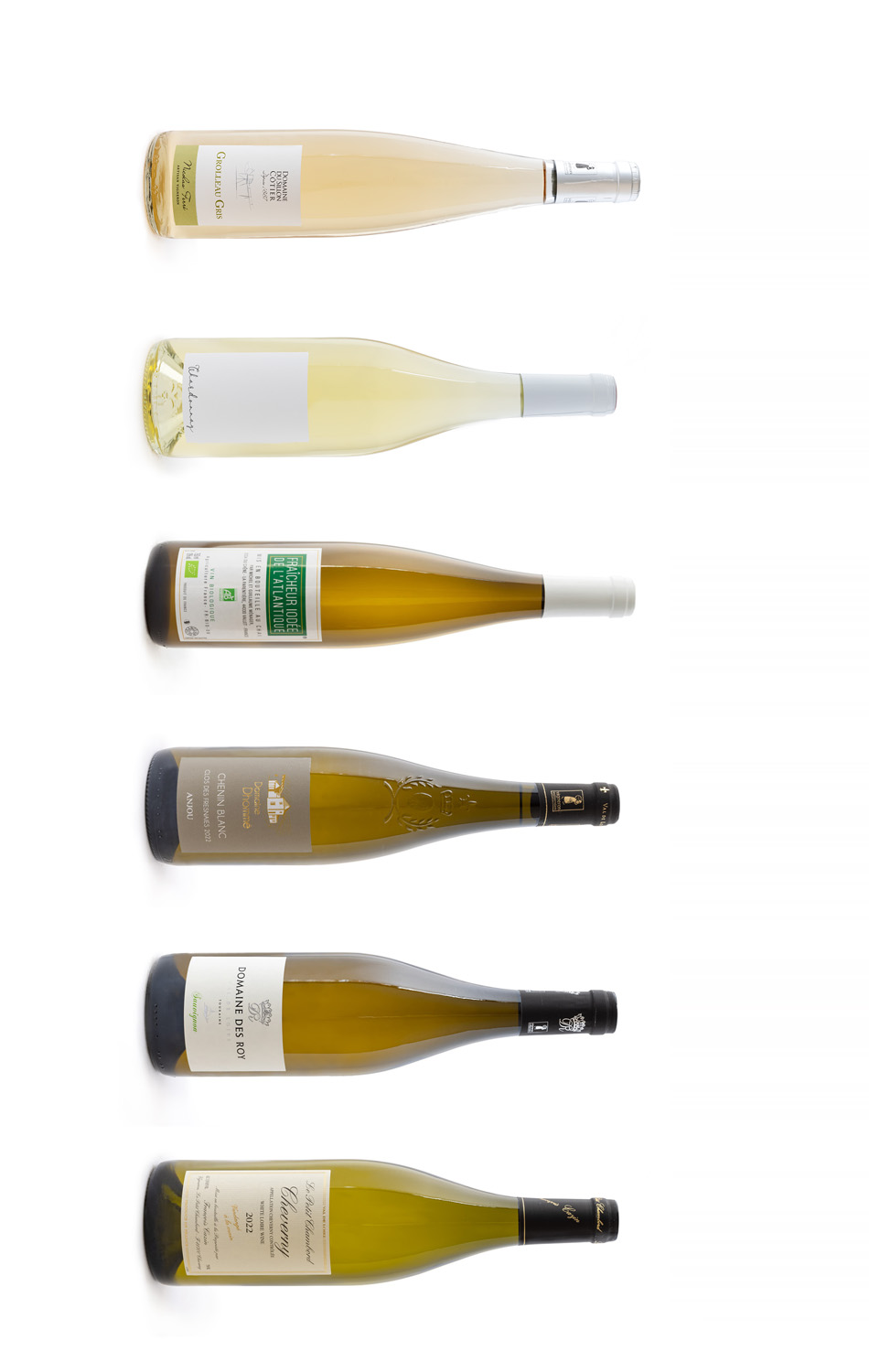 Wijnwerk, 2023, Loirewijn, proefdoos, wit, grolleau gris, chenin, chardonnay, folle blanche, sauvignon, biologisch