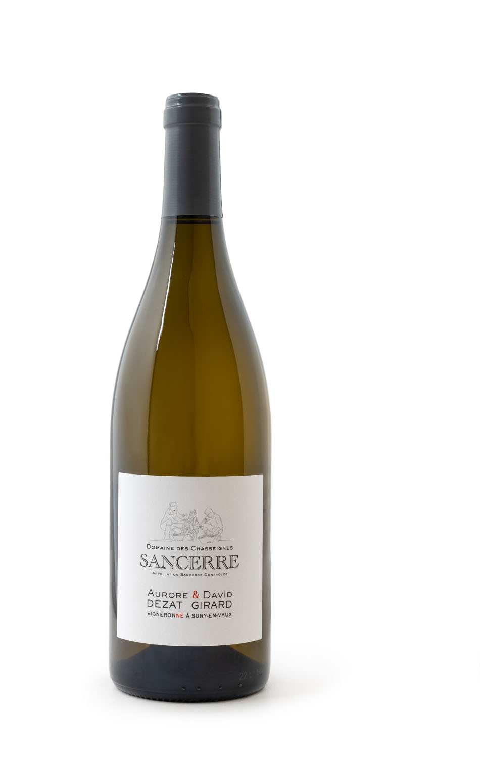 Wijnwerk, 2020, Frankrijk, Sancerre, Sauvignon, witte wijn, Aurore Dezat, Domain des Chasseignes